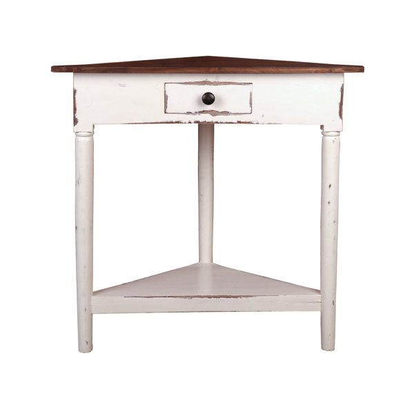 Laurel Foundry Modern Farmhouse Tompkins Rustic Corner End Table & Reviews Wayfair